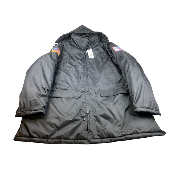 National Patrol Mens 2XL Black Jacket All Weather Puffer - Picture 1 of 12